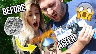 IT ACTUALLY WORKED!! "Japanese Aluminum Foil Ball Challenge"