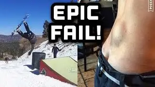 SNOWBOARD FAIL!!!