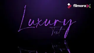 Filmora X Tutorial : Cinematic Luxury Text Effect in Filmora X | Text Animation in Filmora X