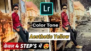 Aesthetic Yellow Color Tone  Lightroom Mobile Editing | Lightroom Tutorial - Smart Editor Khalid