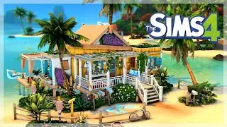MERMAID BEACH HOUSE 🧜‍♀️🌊 | The Sims 4 Speedbuild | No CC