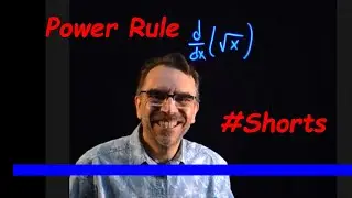 Derivative of the Square Root of x Using the Power Rule 