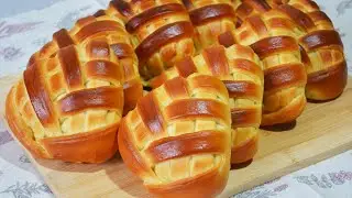 Булочки с яблоками 🍎Как придать красивую форму булочкам🥰Танюшина кухня