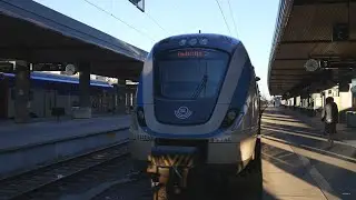 Sweden, train ride from Uppsala to Stockholm Odenplan