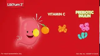 Vitaminized Lactum 3+ with Prebiotic Inulin + Vitamin C