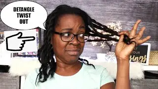 HOW I DETANGLE MY RELAXED HAIR AT 15 WEEKS POST!
