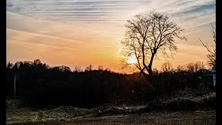 Вечер весны с дрона