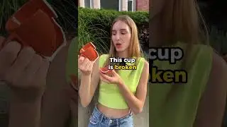 Different ways to describe a cup that’s broken ☕️ #ariannitalagringa #funnyenglish #funny