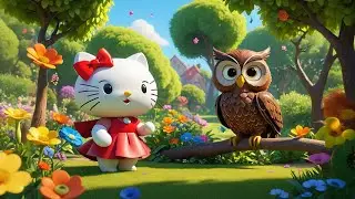 hello kitty La aventura en el jardín secreto #ai #cuentosparaniños