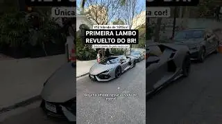 A PRIMEIRA Lamborghini REVUELTO do BRASIL! 🤯