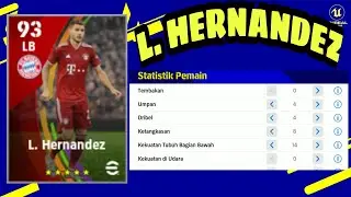 Racikan L. HERNANDEZ boost 96 & gaya main di tingkatkan standar player | eFootball2022