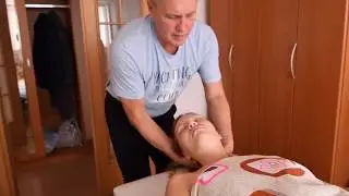 Массаж шеи и правка шейного отдела позвоночника