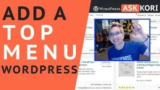 Add a Top Menu in WordPress