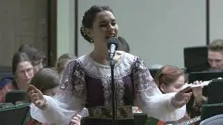 Русская народная песня «Играй балалайка, звени балалайка» - Екатерина Казеева и РНО колледжа Шнитке
