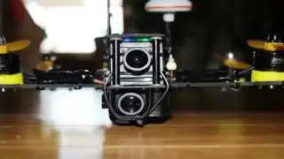 SRD250 v2 Frame, Maiden Flight, FPV racing drone,  CC3D Atom Openpilot Acro+, PWMsynch