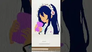 #shorts  💥 💯🤩#passpartout2 Anime Girl Arte 15💥 💯🤩 #hamhams #anime #vtuber