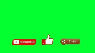 FREE Green Screen Subscribe, Like, and Share For YouTube Videos