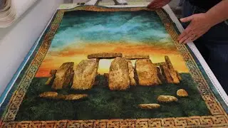 Stonehenge fabric panel sewing ideas.