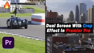 ✅How to Create Dual Window/Screen । Use Crop Effect in PREMIER PRO Tutorial🔥