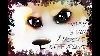 Pookid birthday speedpaint