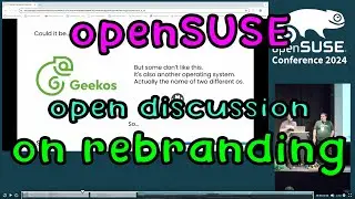 openSUSE rebranding at the request of SUSE? The discussion is on going....