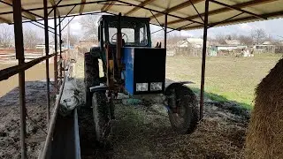 Срезаем трёх угольник с навески мтз 80