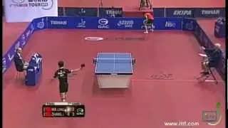 Ma Long vs Zhang Jike Slovenia open 2012