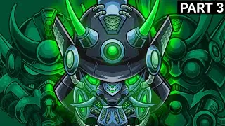 MECHA X samurai helmet (part 3)  | timelapse  #autodesksketchbook #vector #mecha #robot