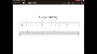 Happy Birthday - Guitar