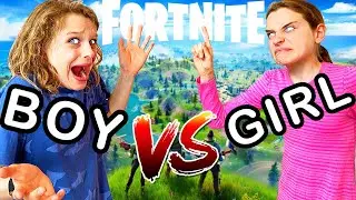 BOY VS GIRL FORTNITE Gaming w/ The Norris Nuts