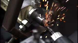 SPINDLE REBUILD - grinding on a LATHE