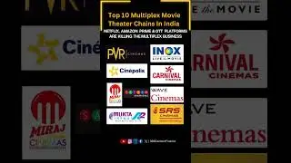 Top 10 Multiplex Movie Theater Chains in India