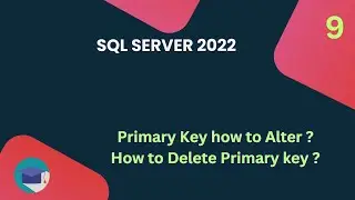 9- How to Delete Primary Key and Apply Primary key on Unique Data Column