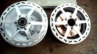 Azusalite wheel with mini hub idea (part 3)