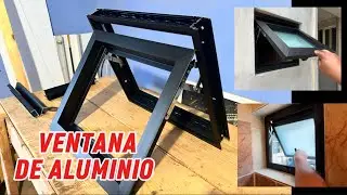 VENTANA DE PROYECCION EN ALUMINIO. Mi primer trabajo con este material