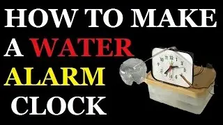 crazy alarm clock with water