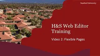 Video 2: Flexible Pages and their Components