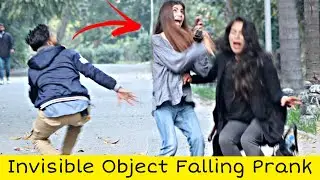 Invisible Object Falling from Sky Prank 