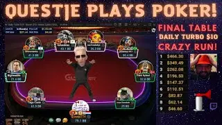 CRAZY Final Table Run! - Questje's Plays Another $10 Turbo at GGPoker