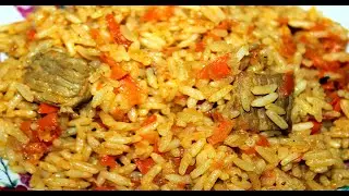 ПЛОВ НА СКОВОРОДЕ. Очень вкусный и быстрый рецепт плова на сковороде.