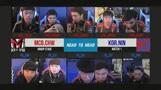 [2017 SFWC GROUP STAGE MATCH #4] NIN-JA VS MCB.CHUCKWOW