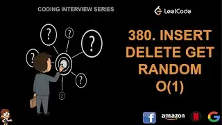 Leetcode 380. Insert Delete GetRandom O(1) #leetcode #faang #interview #coding #leetcodesolutions