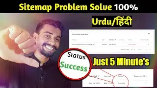 Sitemap Couldn't fetch blogger 2023 || sitemap could not be read google search console Problem Solve