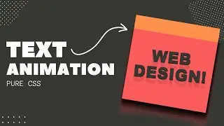 Pure CSS Floating Text Animation | Font Moving Effects Advance CSS3 Keyframes Tutorial | Web Design