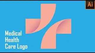 How to create medical logo health care logo red cross icon hospital symbol in Illustrator