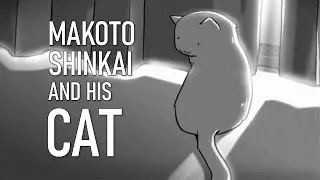 Makoto Shinkai and His Cat  |  Micro-Essay