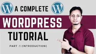 Wordpress Tutorial Free Introduction | Shuvam Panda
