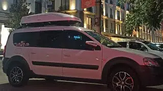 Ларгус в Ташкенте на мойке Karcher.