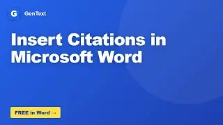 How to Insert Citations in Microsoft Word