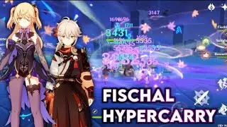 F2P FISCHAL HYPERCARRY WITH NAHIDA & KAZUHA Abyss | Genshin impact |